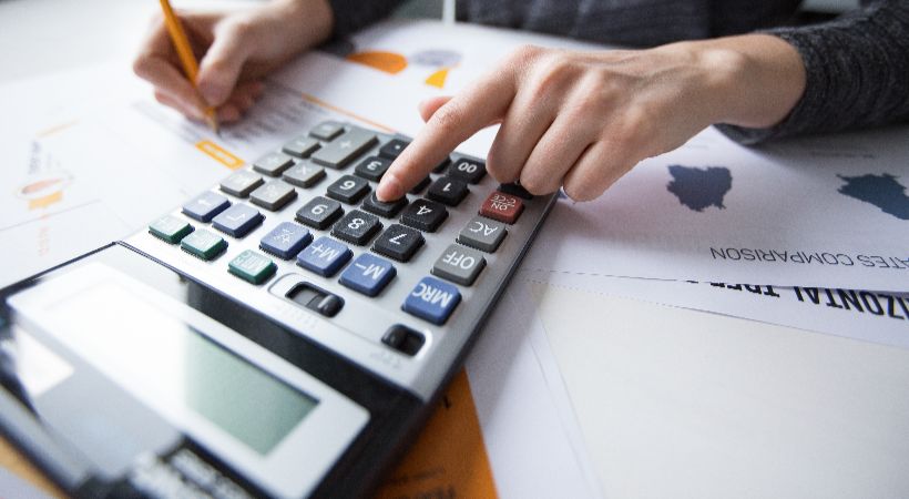 Someone working on their accountancy 