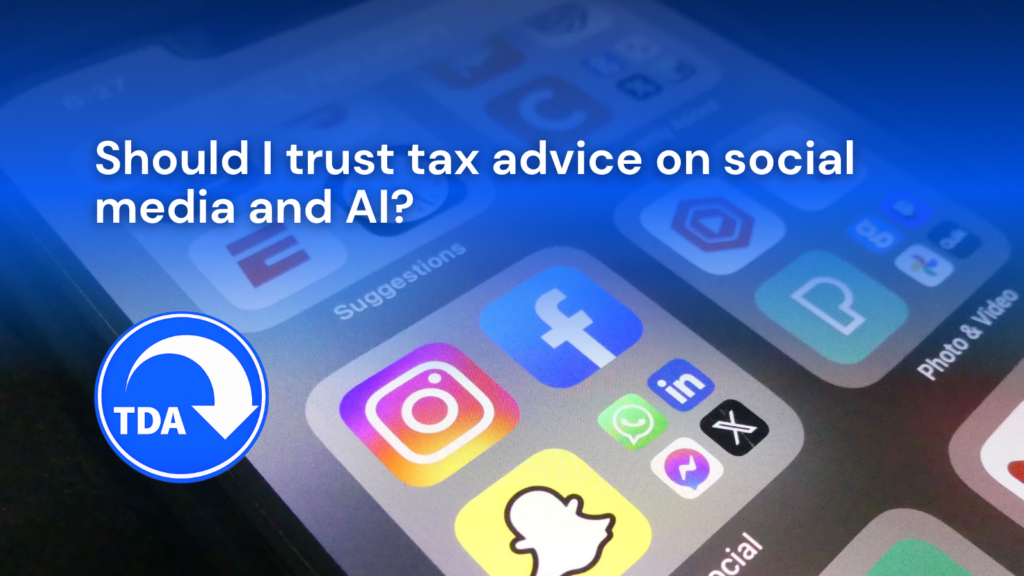 Should I trust tax advice on social media and AI?
