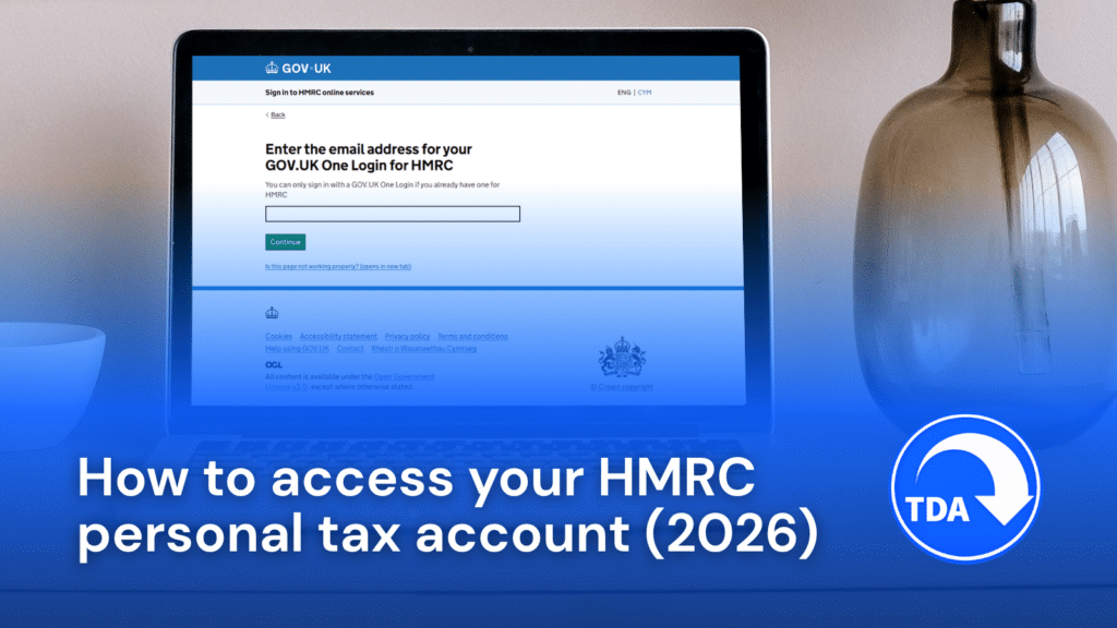 How to access your HMRC personal tax account (2026 guide from Tax Driven Accountants)